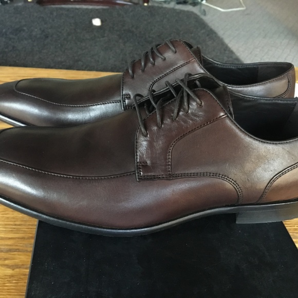 Hugo Boss Brown Leather Derby - US Size 11